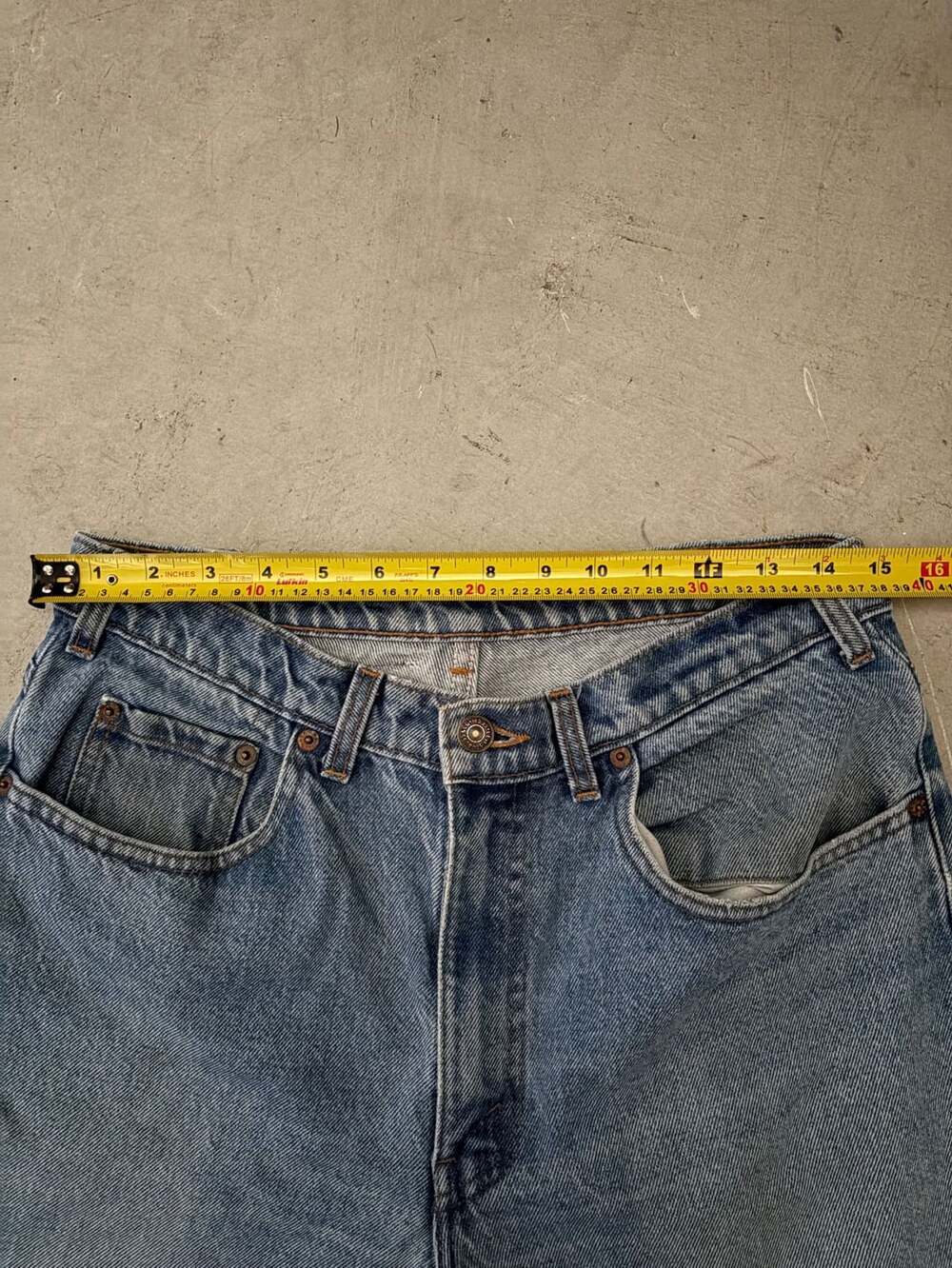 90s Levi's 505 Jeans Blue Denim - Picture 8 of 9